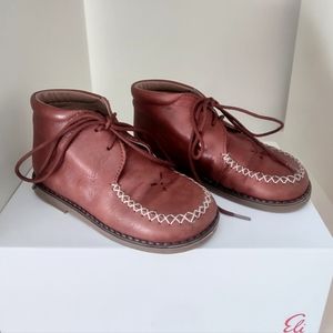 Eskimo leather ankle boots shoes